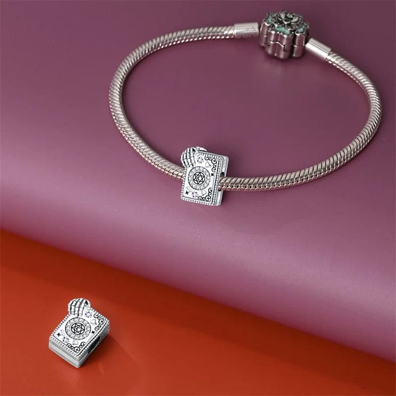 Spooky Skeleton Secrets Book Charm