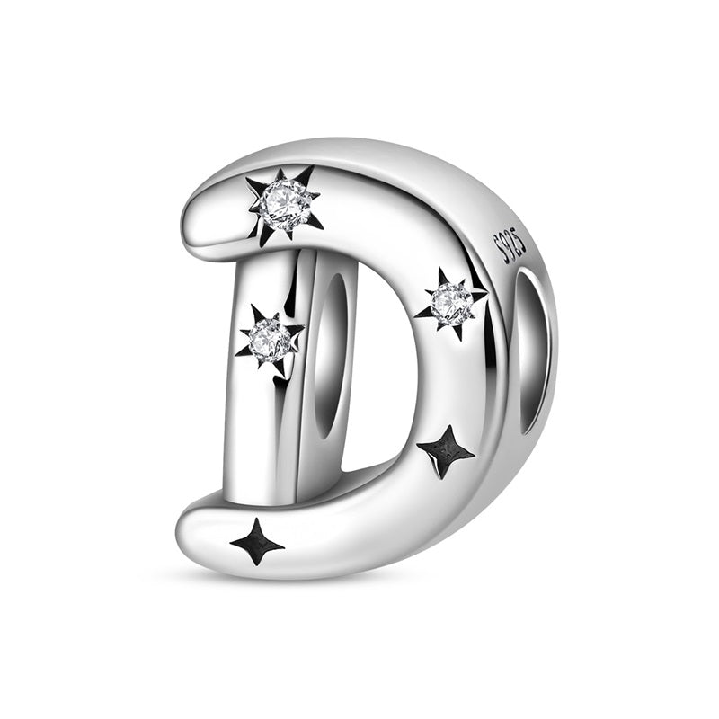 Starry Letter A~Z Alphabet Charm