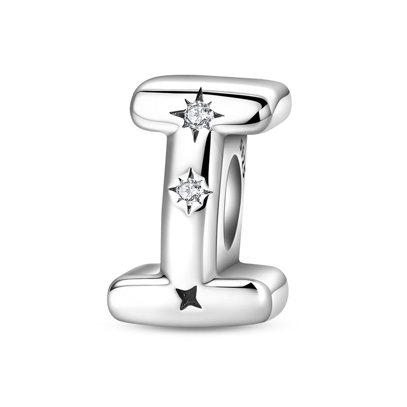 Starry Letter A~Z Alphabet Charm