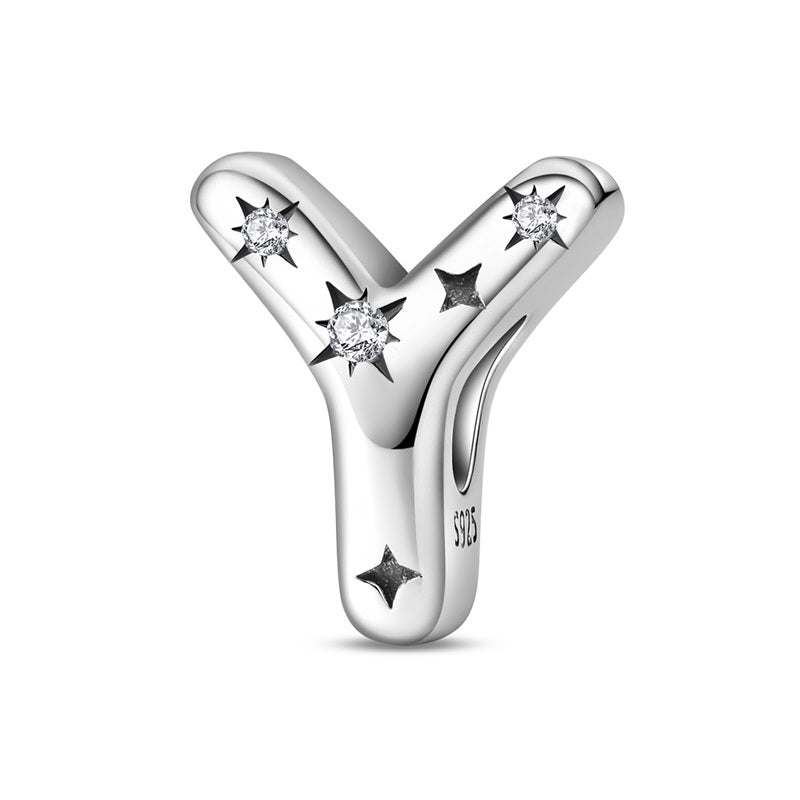 Starry Letter A~Z Alphabet Charm