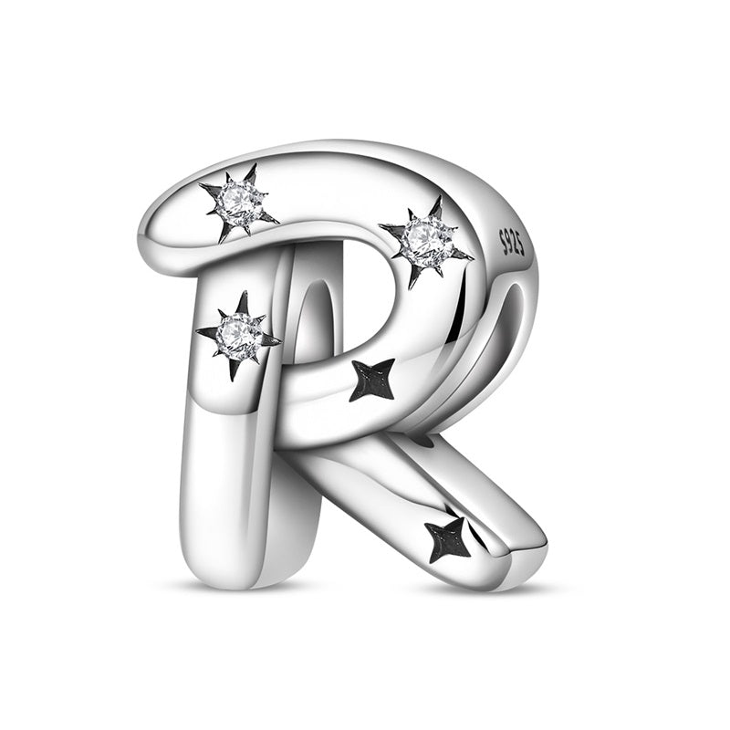 Starry Letter A~Z Alphabet Charm
