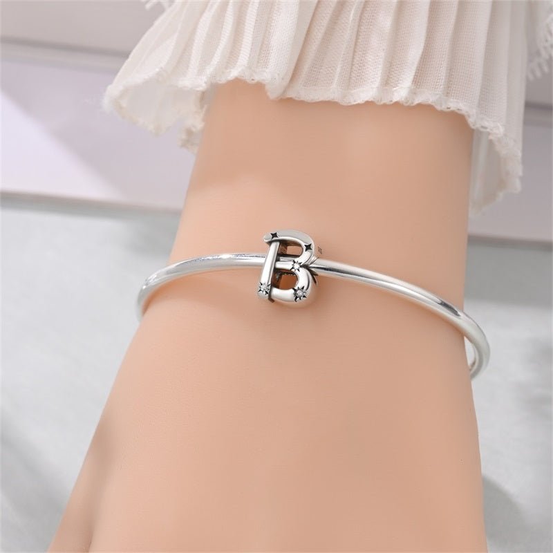 Starry Letter A~Z Alphabet Charm