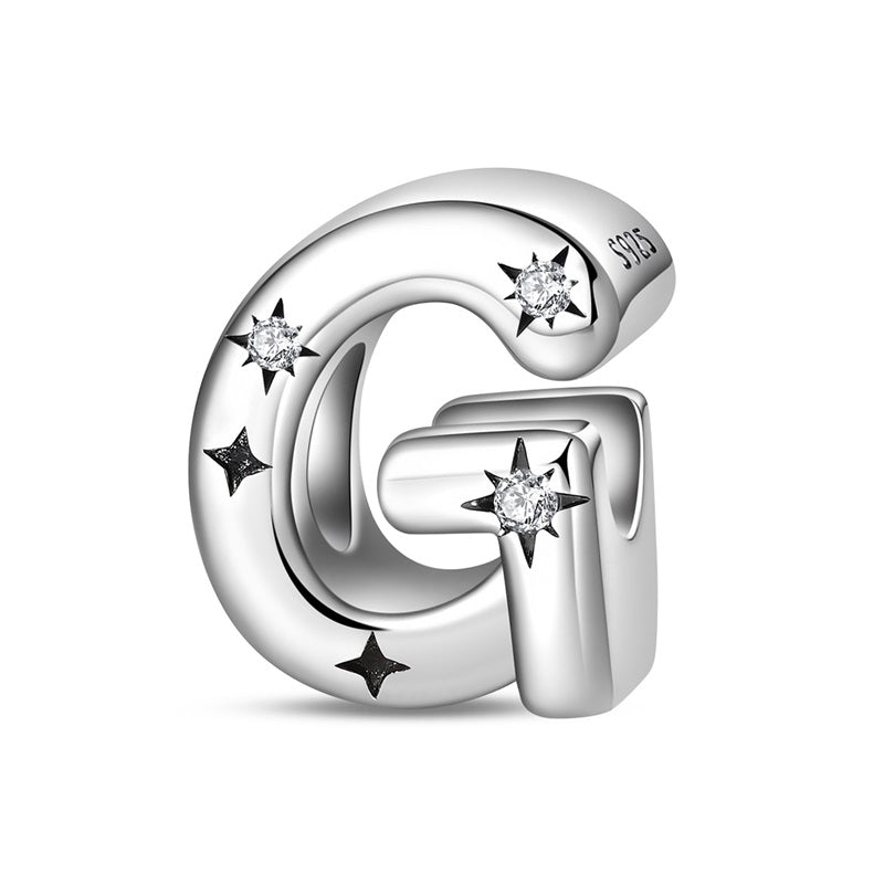Starry Letter A~Z Alphabet Charm