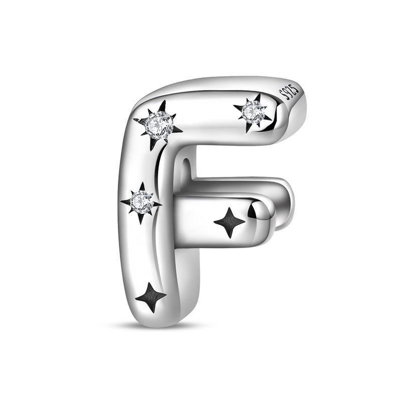 Starry Letter A~Z Alphabet Charm