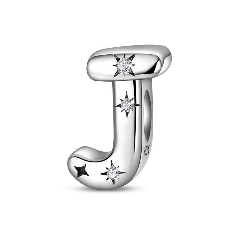 Starry Letter A~Z Alphabet Charm