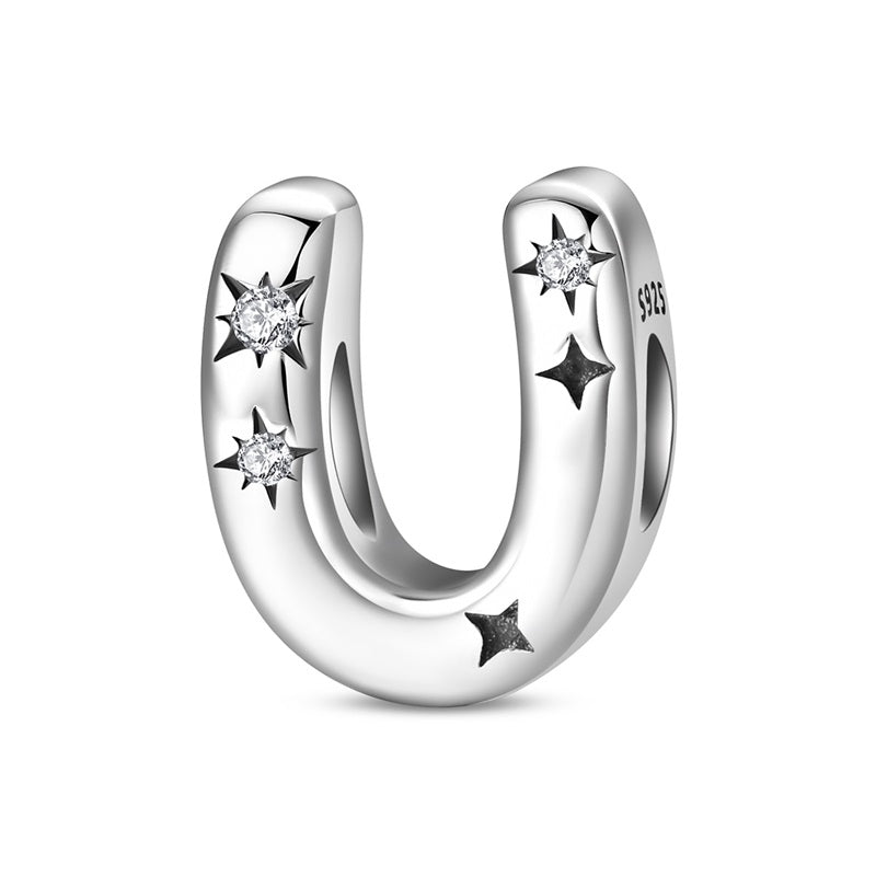 Starry Letter A~Z Alphabet Charm