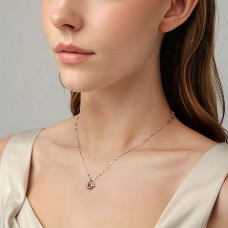 Sunrise Glow Pendant Necklace