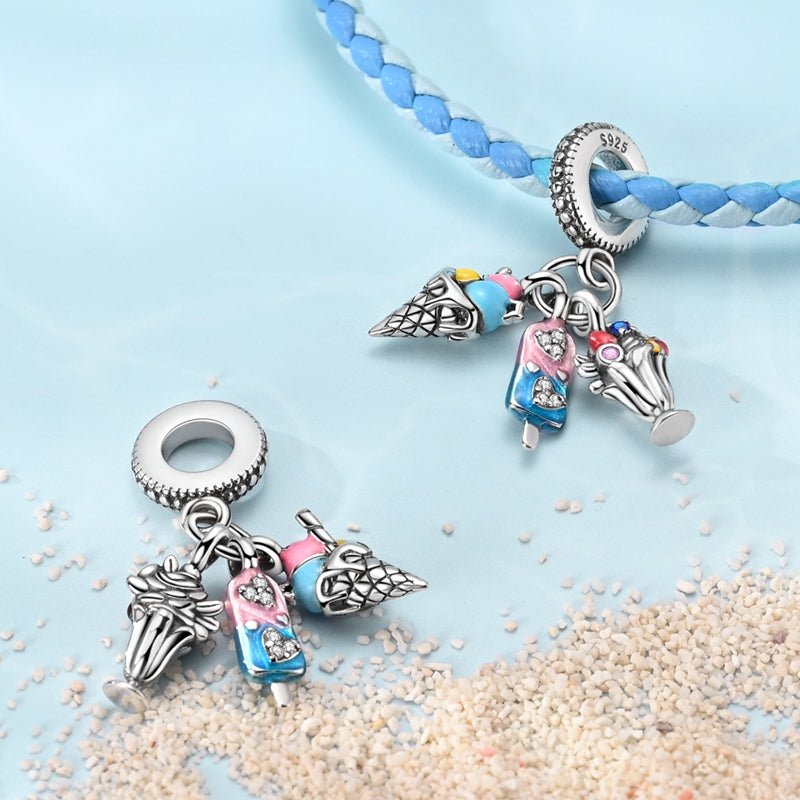 Sweet Treats Ice Cream, Popsicle & Milkshake Dangle Charm