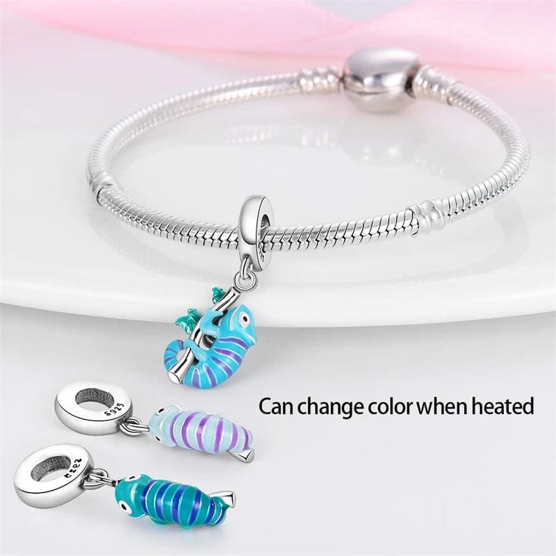 Temperature Changing Lizard Charm