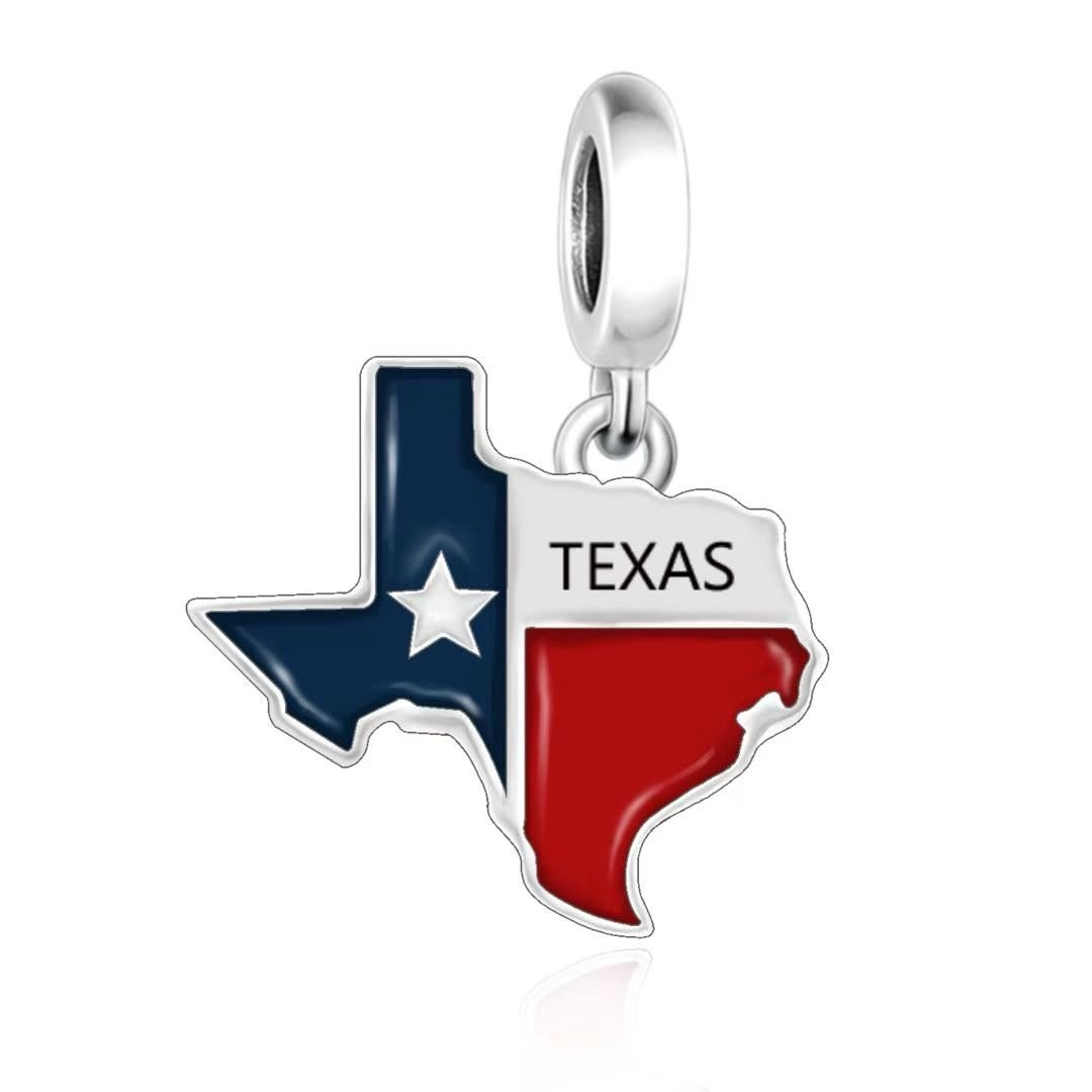 Texas Map Dangle Charm