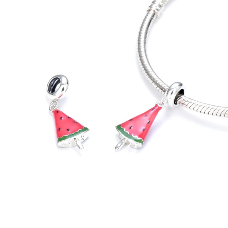 Watermelon Slice Summer Ice Cream Dangle Charm
