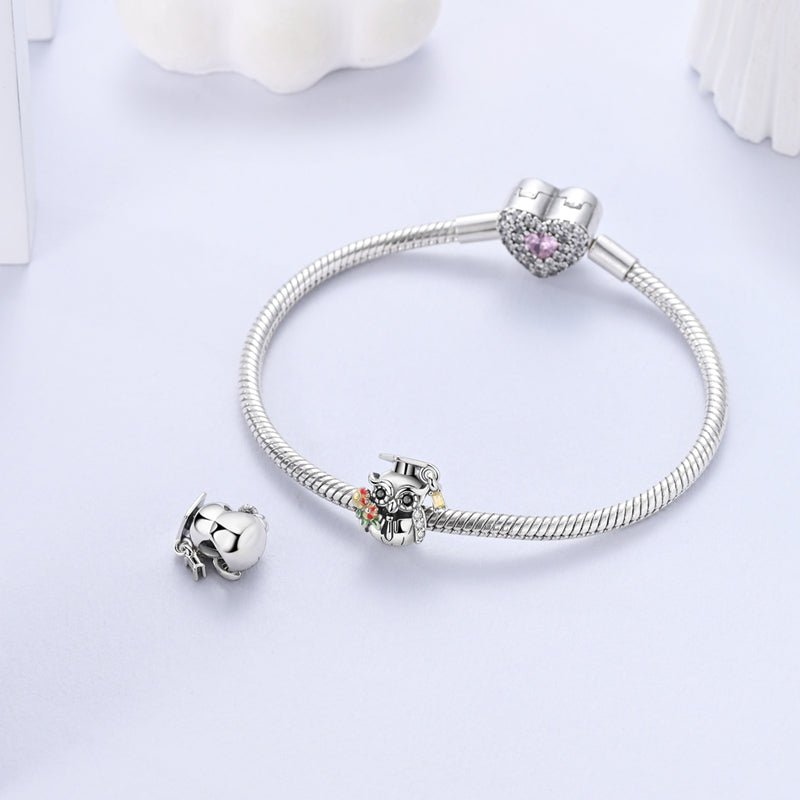 Wise Owl Graduation Charm