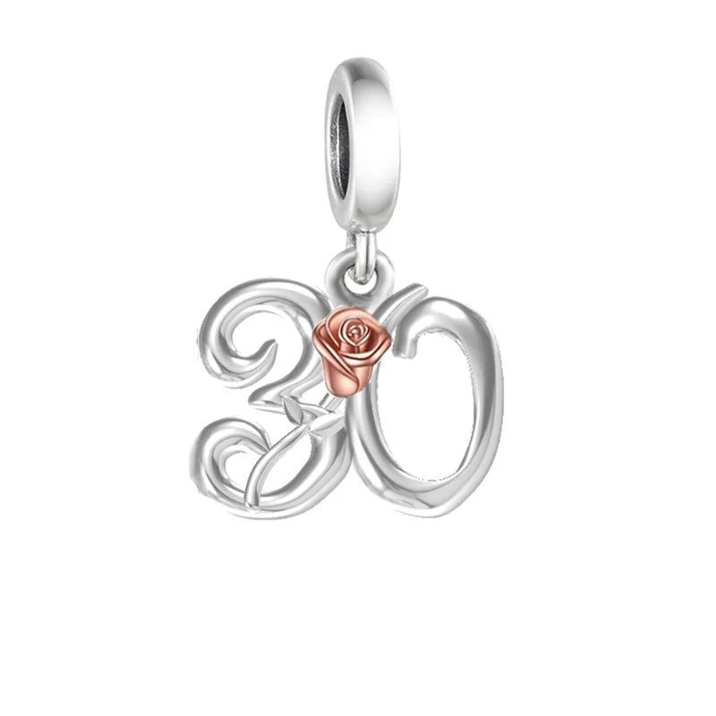 30th Celebration Dangle Charm