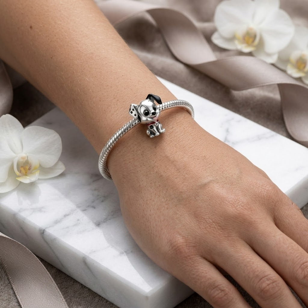 Disney 925 Sterling Silver Puppy Charm
