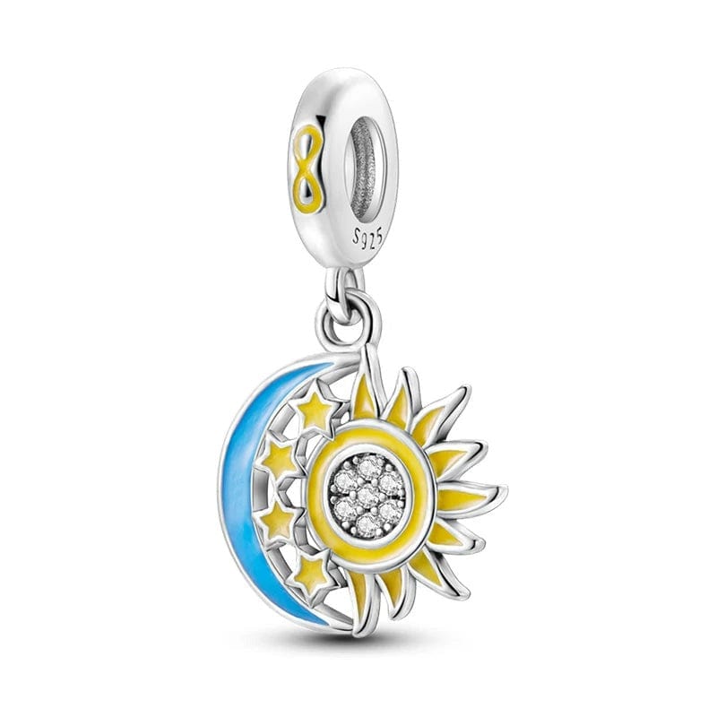 Splittable Sun & Moon Dangle Charm