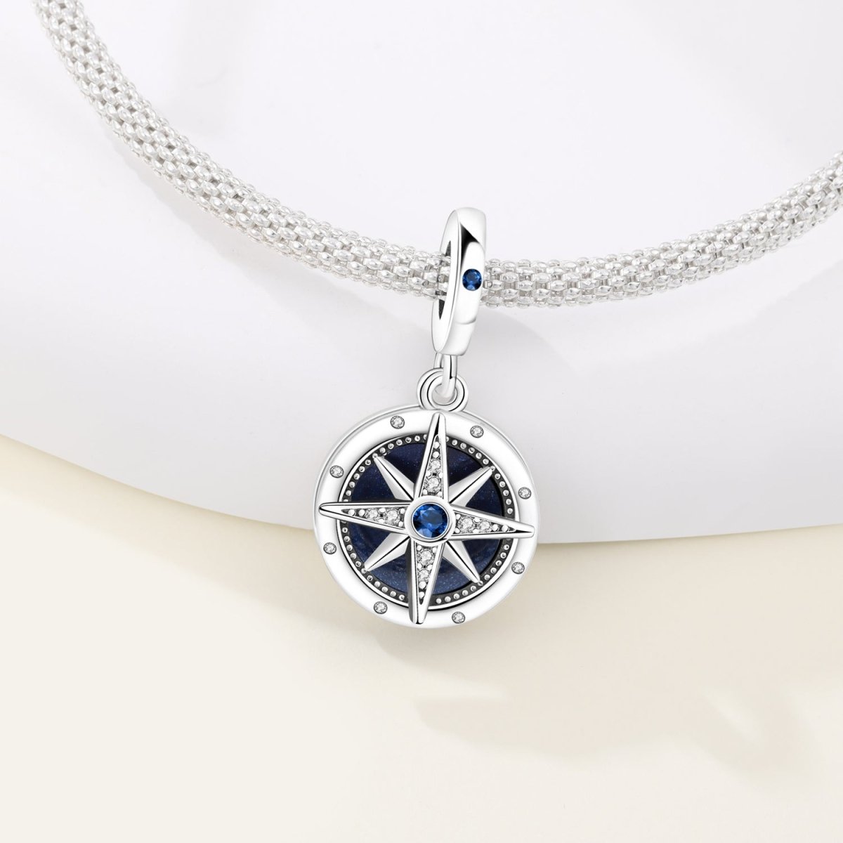 Always Follow Your Heart Compass Dangle Charm