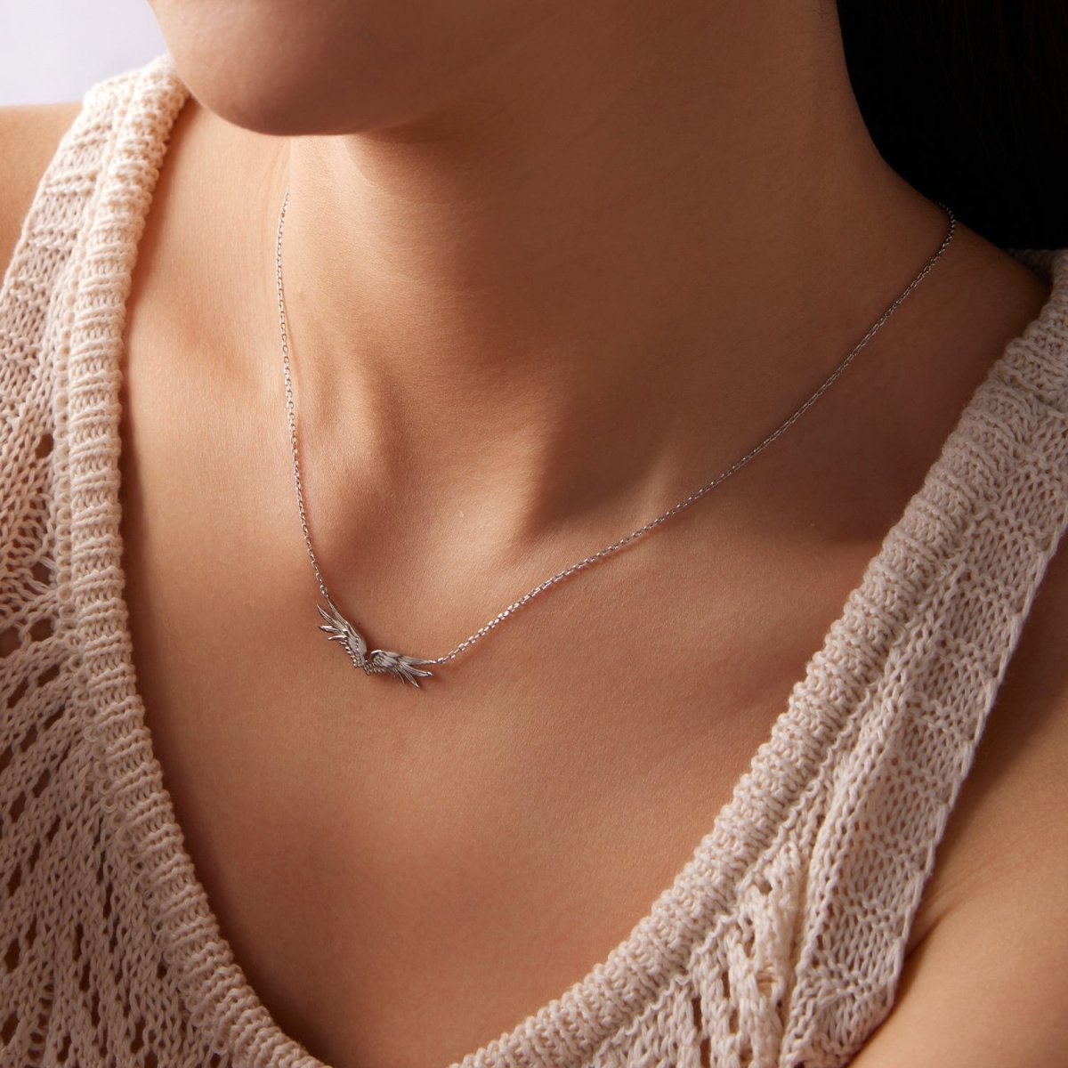 Angel Wing Harmony Necklace