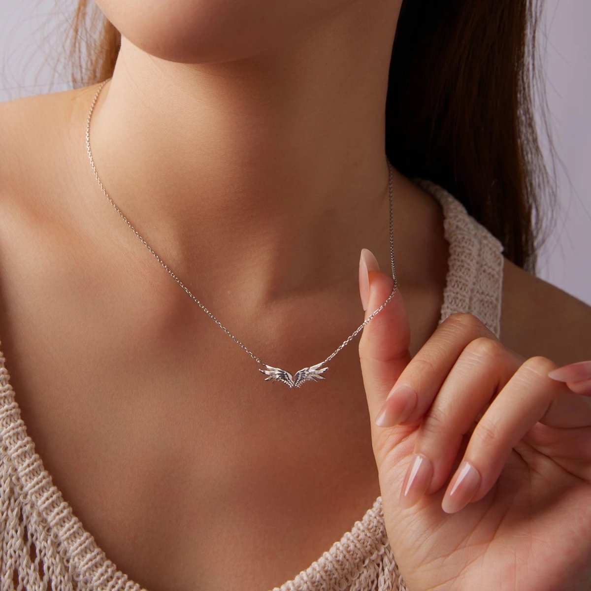Angel Wing Harmony Necklace