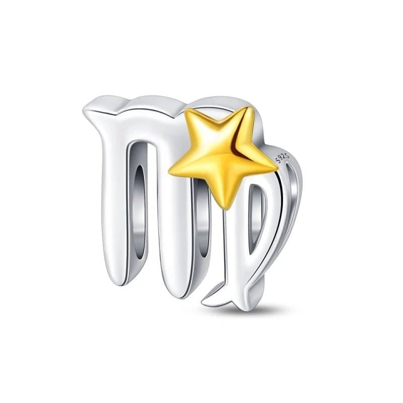 Gold Star Astrology Signs Zodiac Constellation Charms