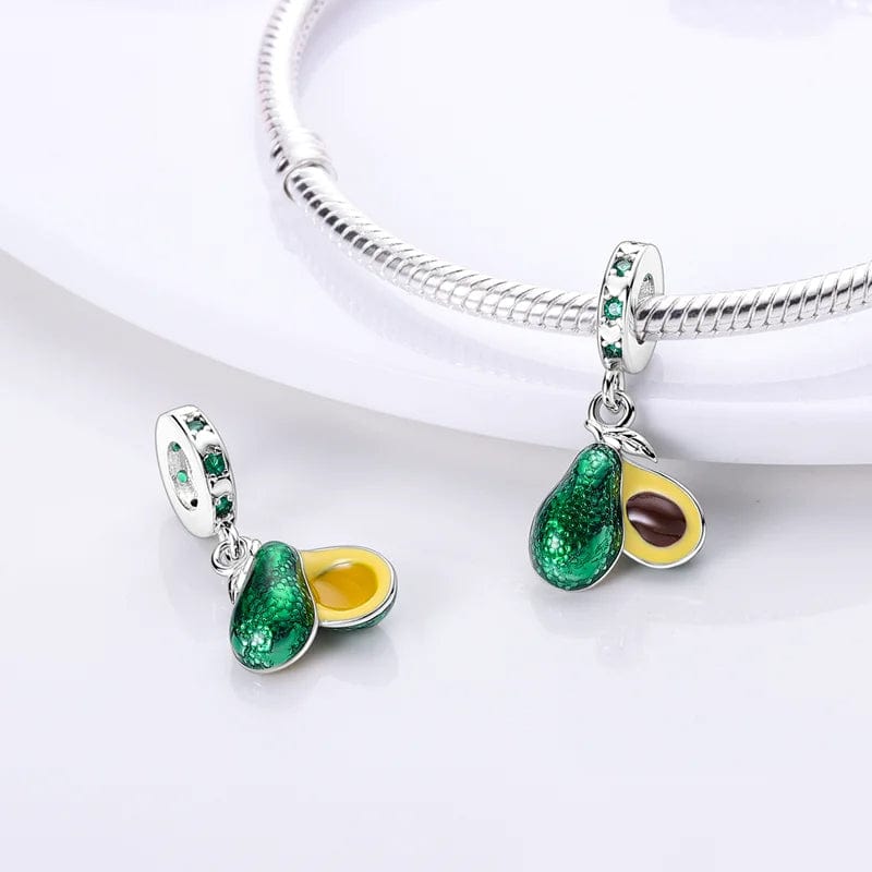 Avocado Double Dangle Charm