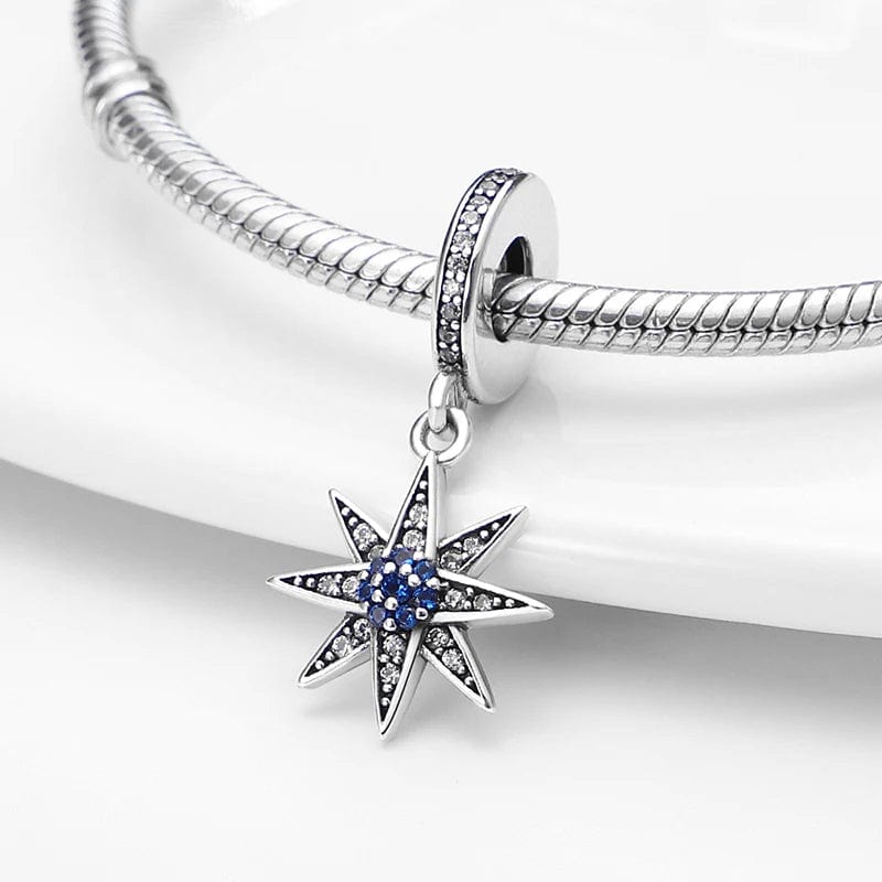 Blue Star Charm