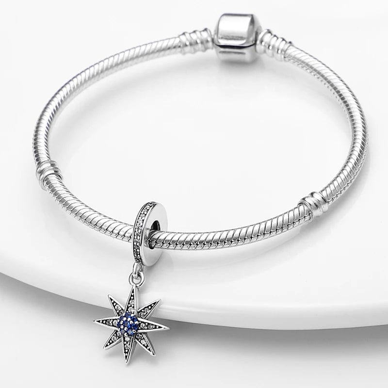 Blue Star Charm