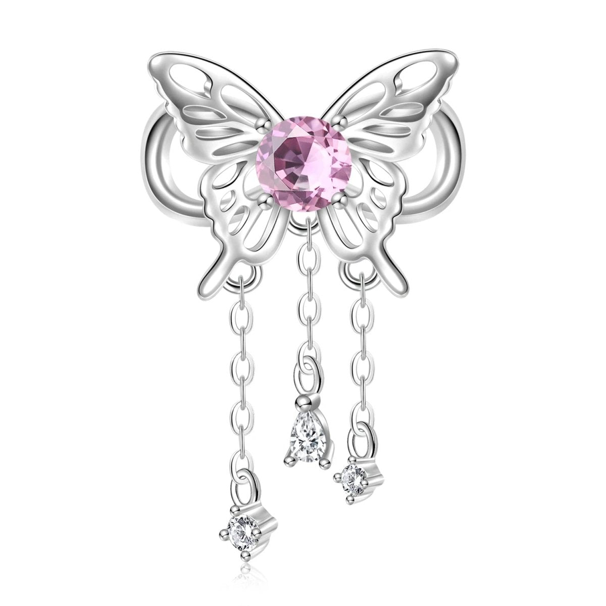 Butterfly Birthstone Dangle Charms