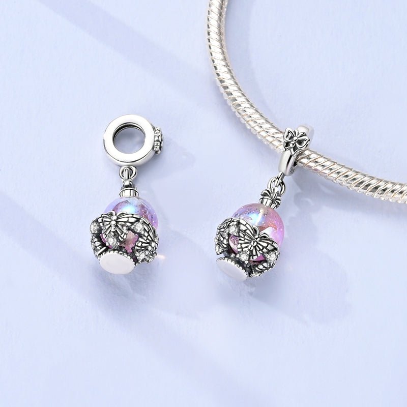 Butterfly Garden Orb Dangle Charm