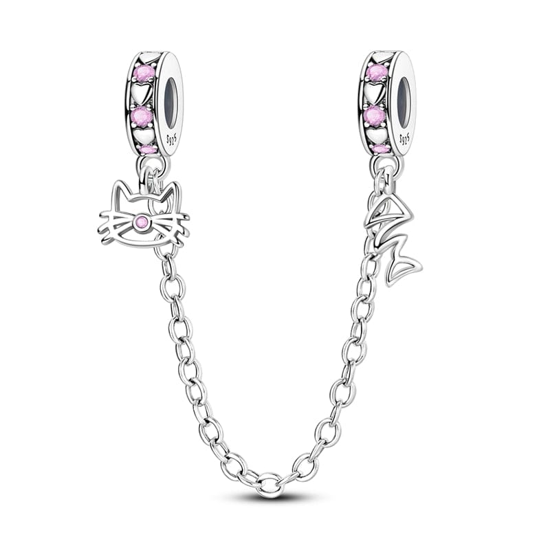 Cat & Fish Bone Safety Chain