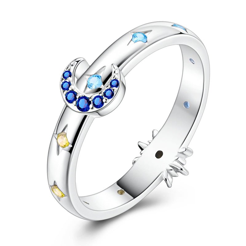 Celestial Moon & Star Ring