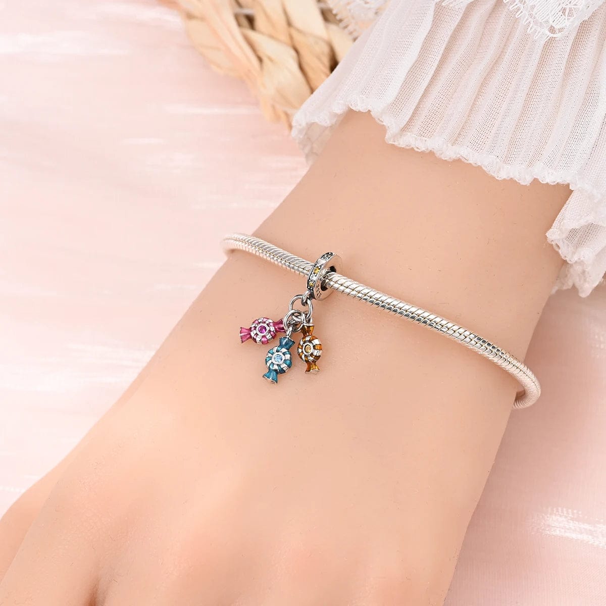 Colorful Candy Triple Dangle Charm