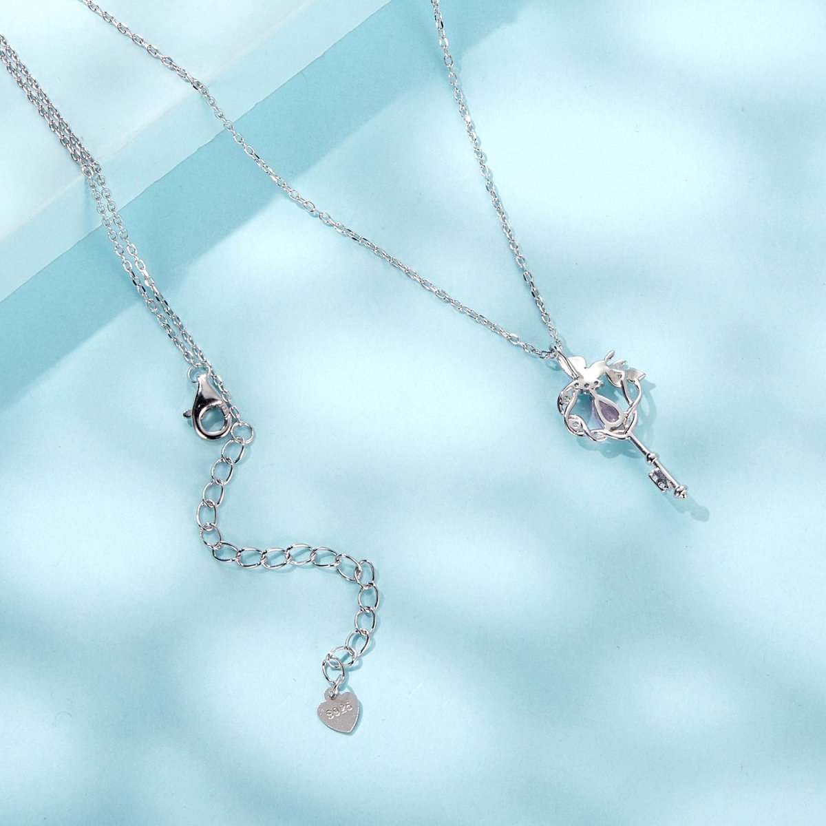 Enchanted Garden Key Pendant Necklace