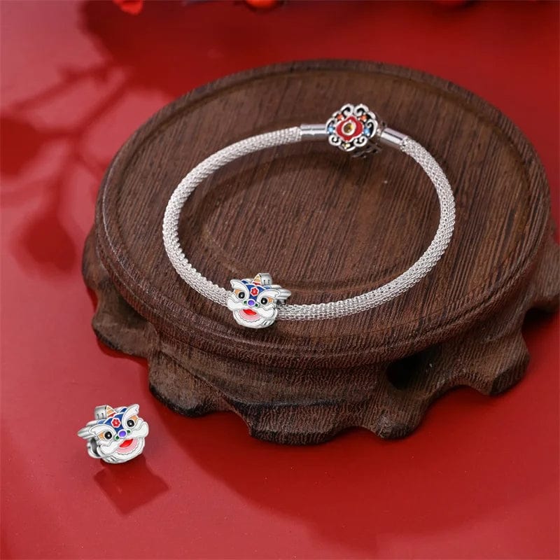 Festive Dragon Mask Charm