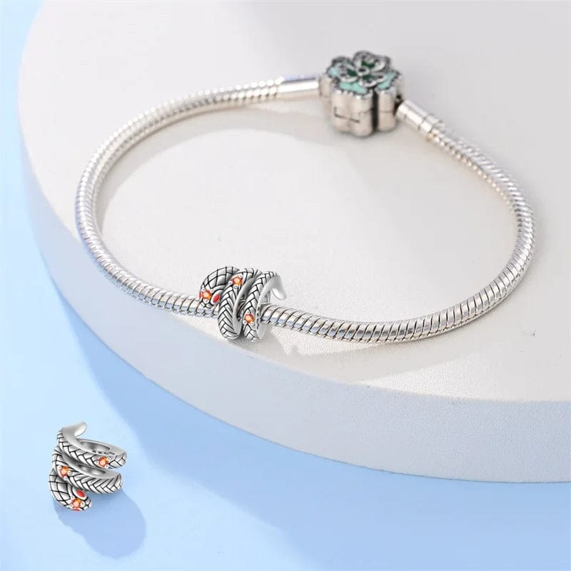 Curled Snake Charm