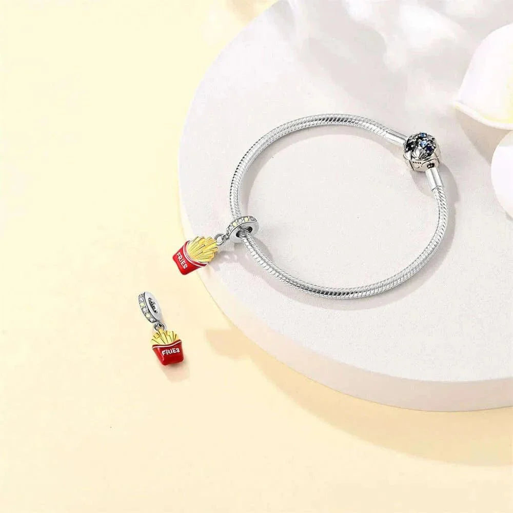 French Fries Dangle Charm