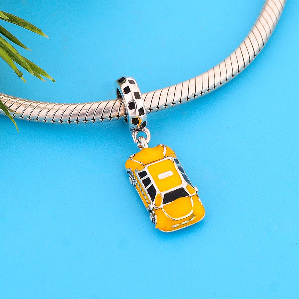 Friends TV Series Phoebe's Iconic Yellow Taxi Charm