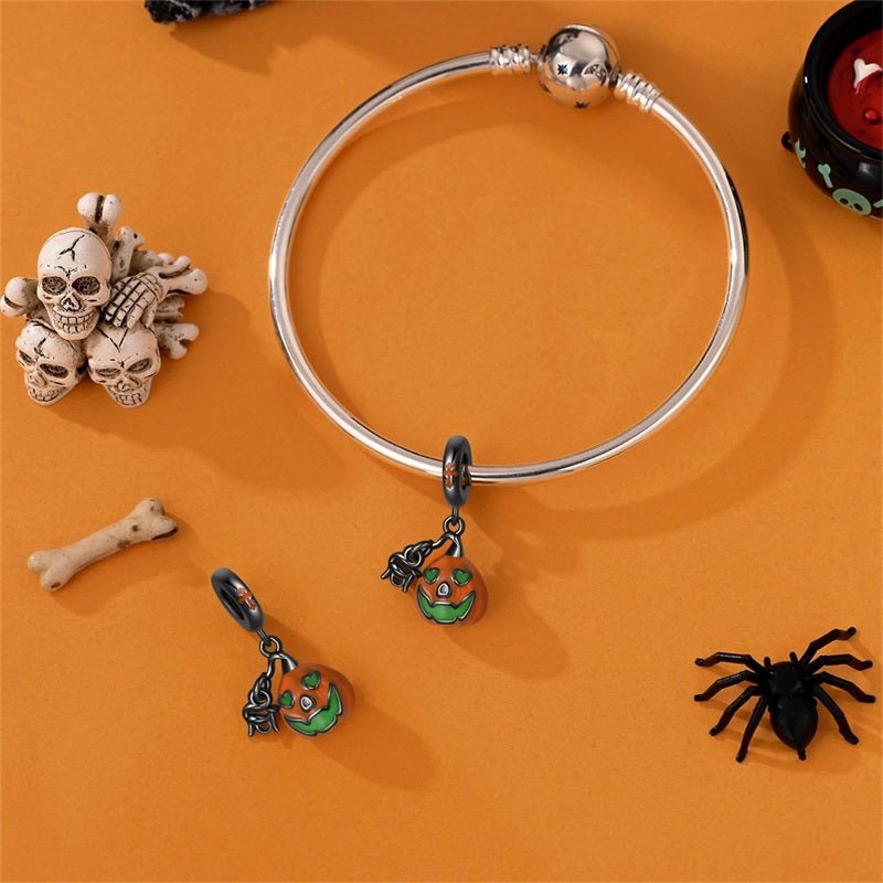 Glow-in-the-Dark Jack-O’-Lantern Pumpkin Dangle Charm