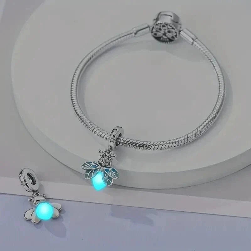 Glow in the Dark Luminous Firefly Dangle Charm