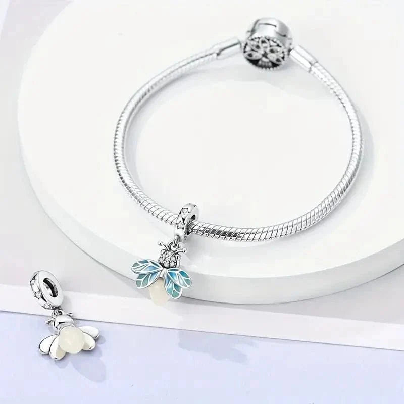 Glow in the Dark Luminous Firefly Dangle Charm