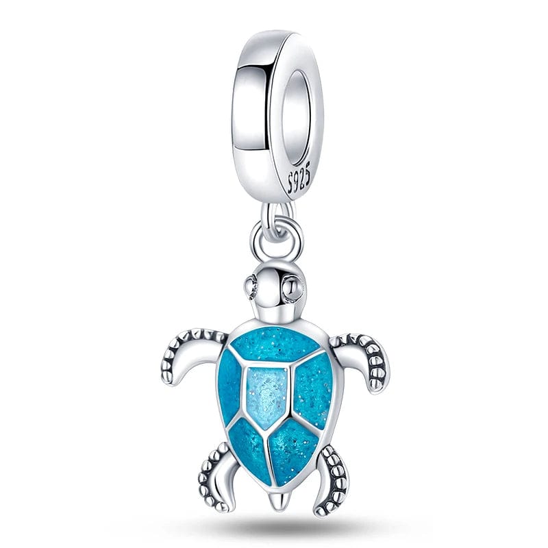 Glow in the Dark Luminous Ocean Turtle Dangle Charm
