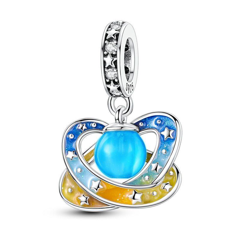 Glow in the Dark Luminous Planet Dangle Charm