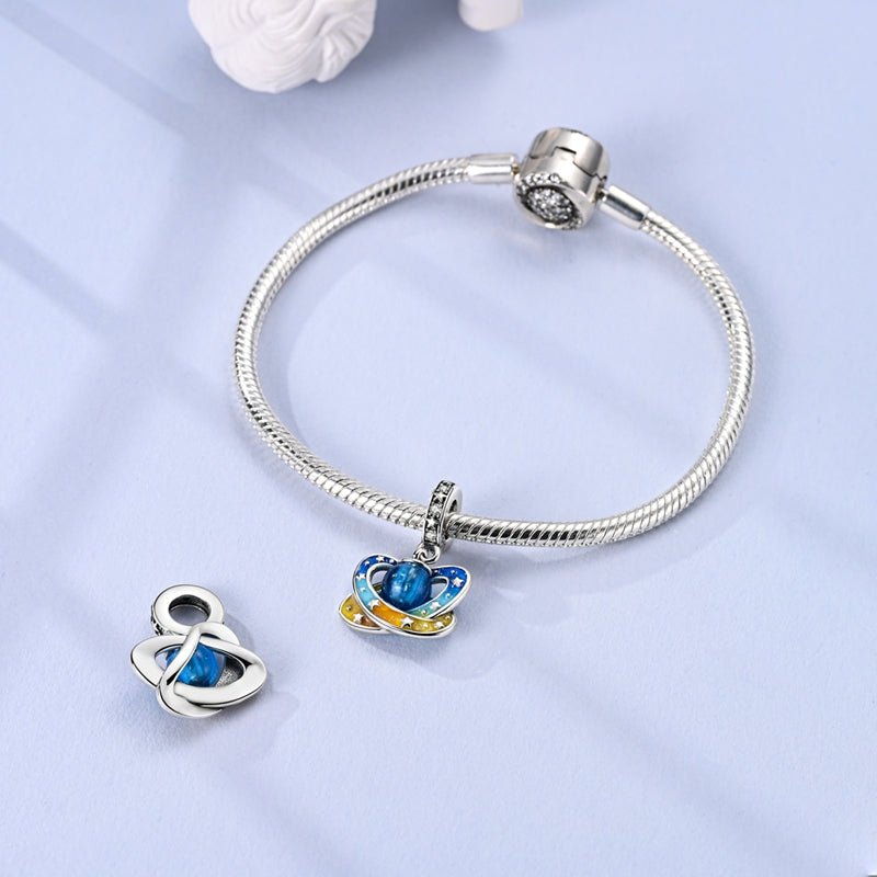 Glow in the Dark Luminous Planet Dangle Charm