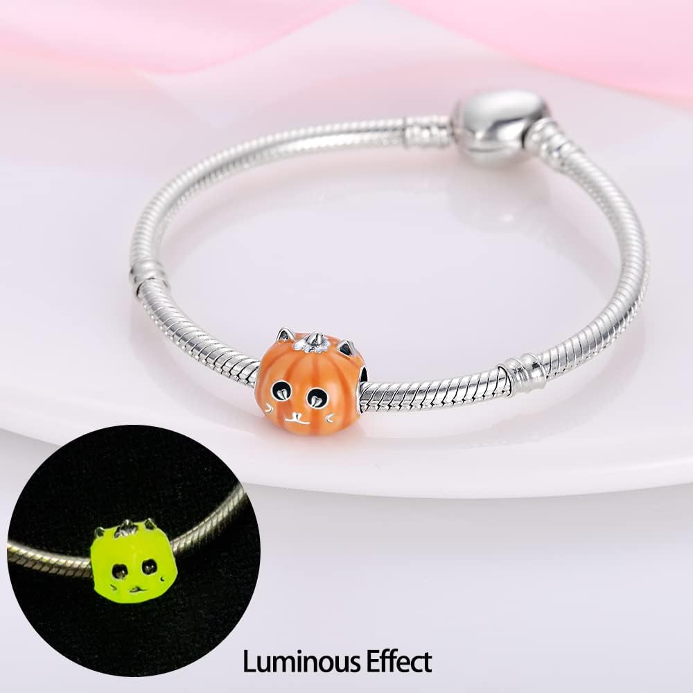 Glow in the Dark Luminous Pumpkin Charm