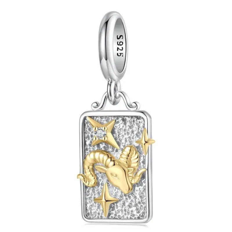 Gold & Silver Astrology Signs Zodiac Constellation Charms