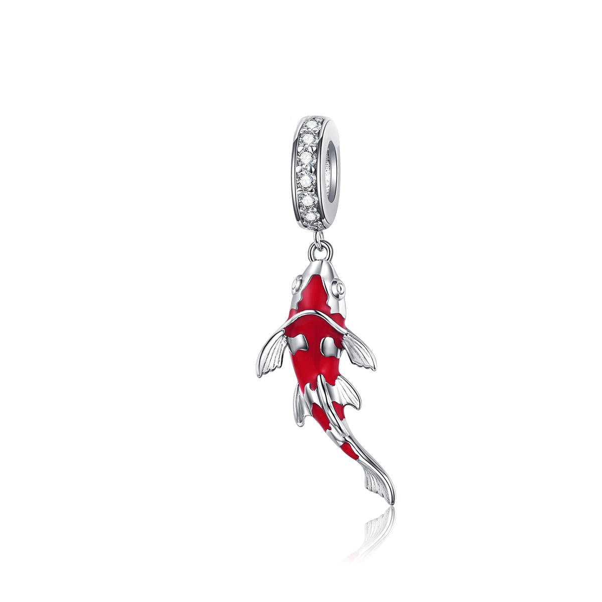 Good Fortune Carp Koi Fish Dangle Charm
