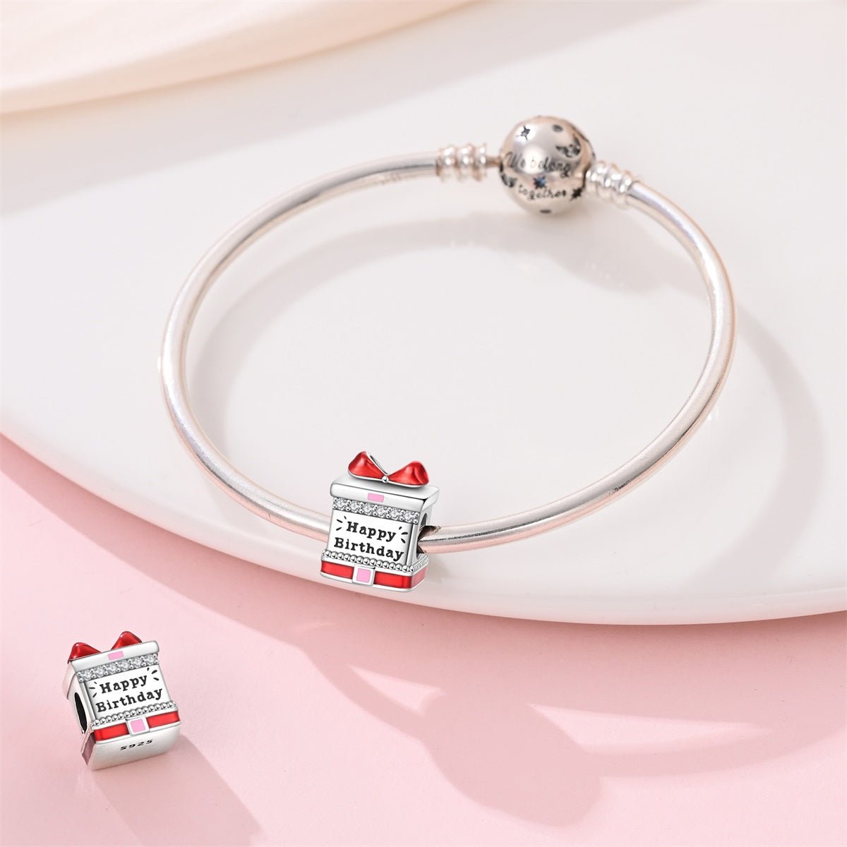 Happy Birthday Gift Box Charm