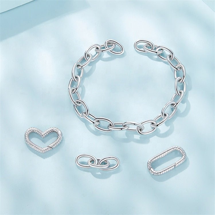 Heart Link Chain Bracelet