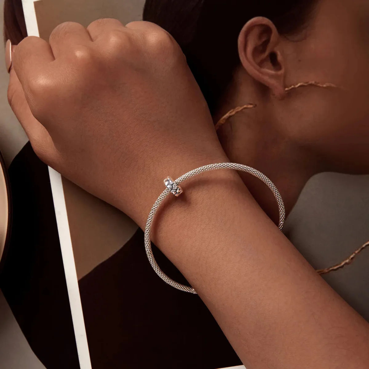 Heart Pattern Clip Charm