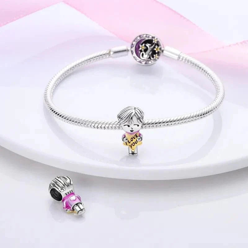 I Love You Boy Charm