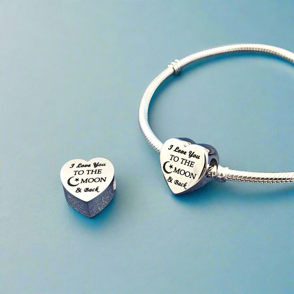 I Love You To The Moon and Back Charm